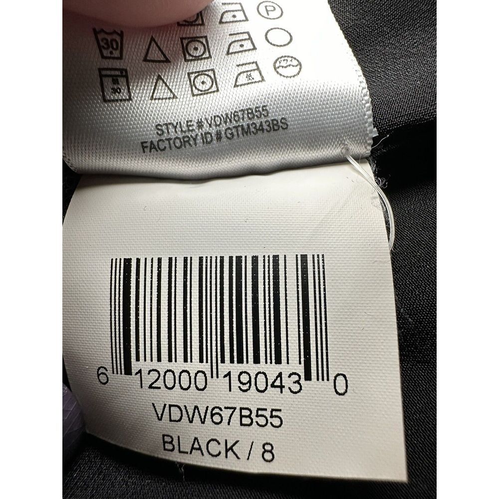 BCBGENERATION Woman's Black Cocktail Dress Mini Black‎ Sleeveless Lace Size 8 - Picture 11 of 11